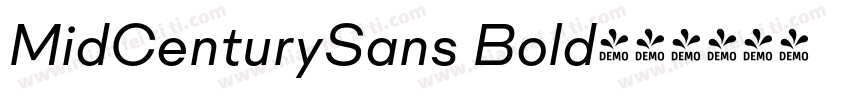 MidCenturySans Bold字体转换